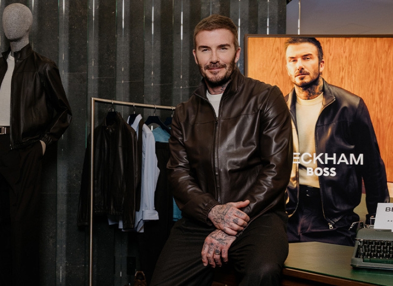 David Beckham presenta a Berlino la collezione BOSS by Beckham Primavera-Estate 2026